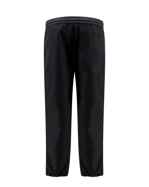 Moncler Black Straight-Leg Trousers for men