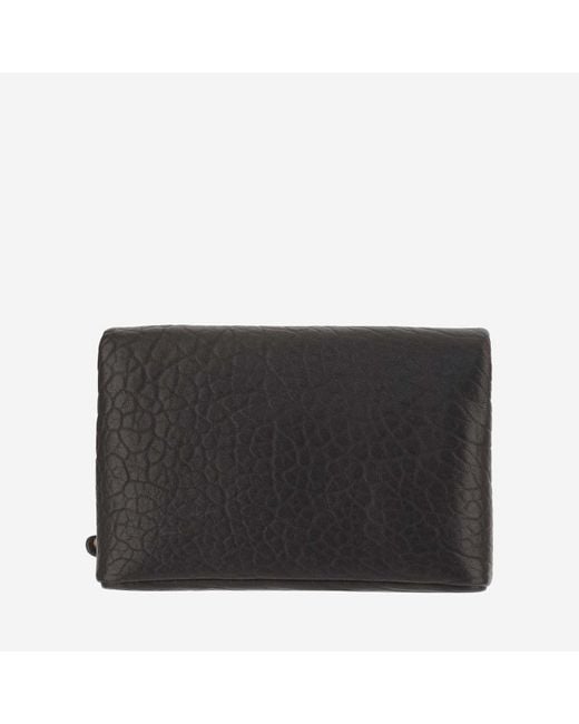 Saint Laurent Black Envelope Logo Plaque Crossbody Bag