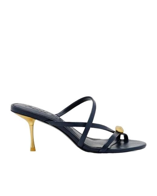 Cult Gaia Blue Valeska Strappy Sandals