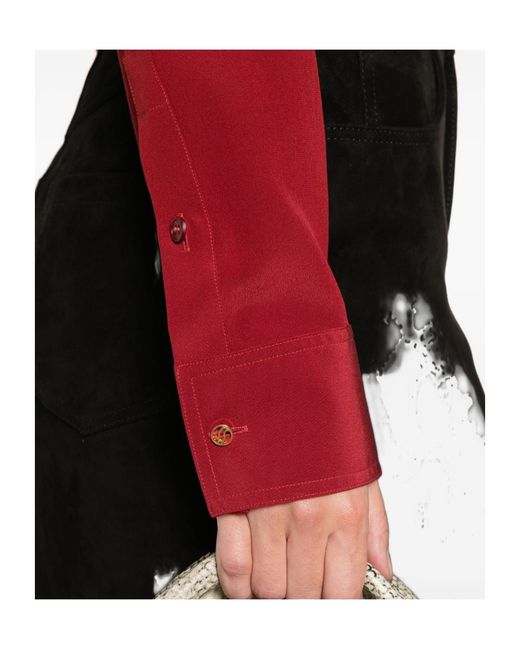 Stella McCartney Red Buttoned Shirt