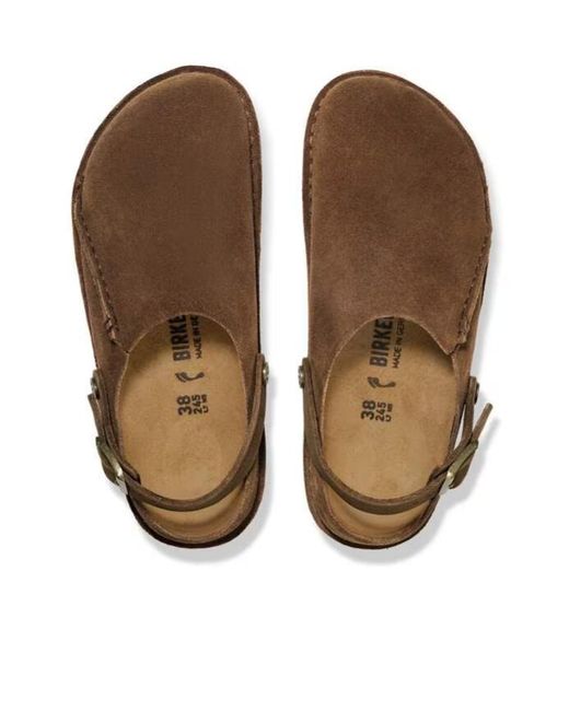 Birkenstock Brown Buckle Strap Mule