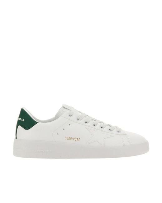 Golden Goose Deluxe Brand White Star Patch Low-Top Sneakers