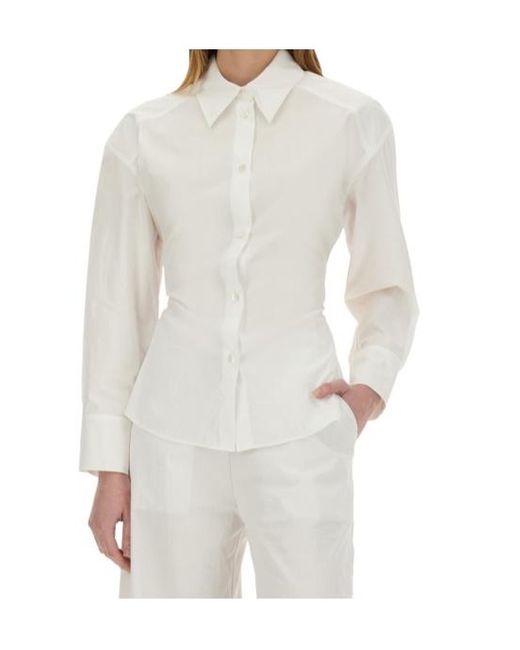 Moschino White Long Sleeve Shirt