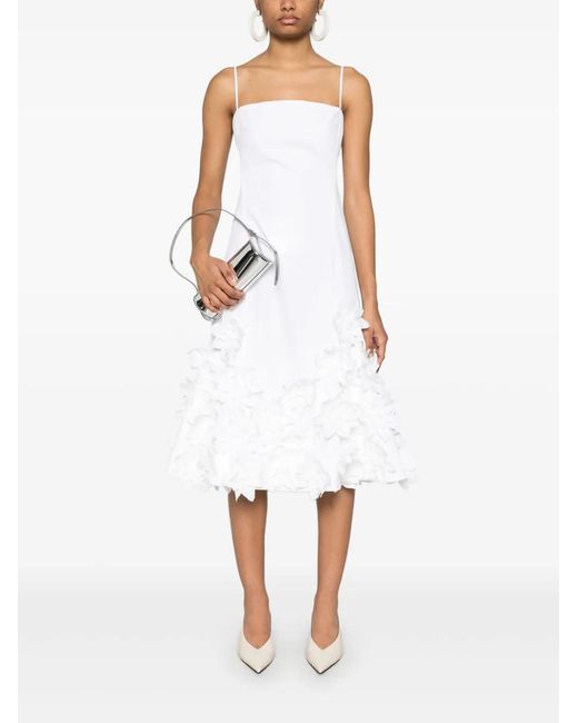 Jonathan Simkhai White Bella Midi Dress