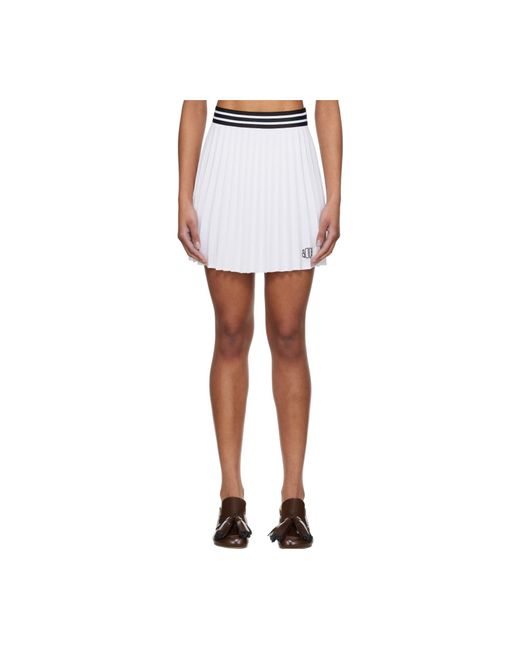 Bode Black Court Miniskirt