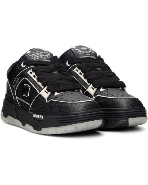Amiri Ma-1 Leather Mesh Sneakers in Black for Men | Lyst