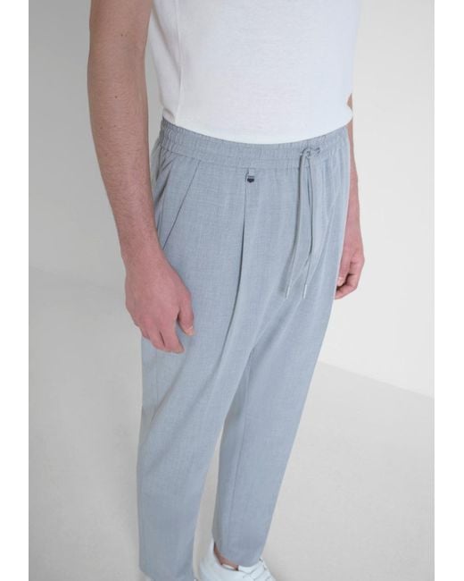 Antony Morato Gray Trousers Neil Regular Fit for men