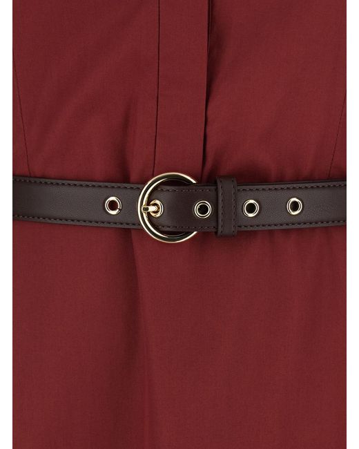 Max Mara Red Dress, Cotton