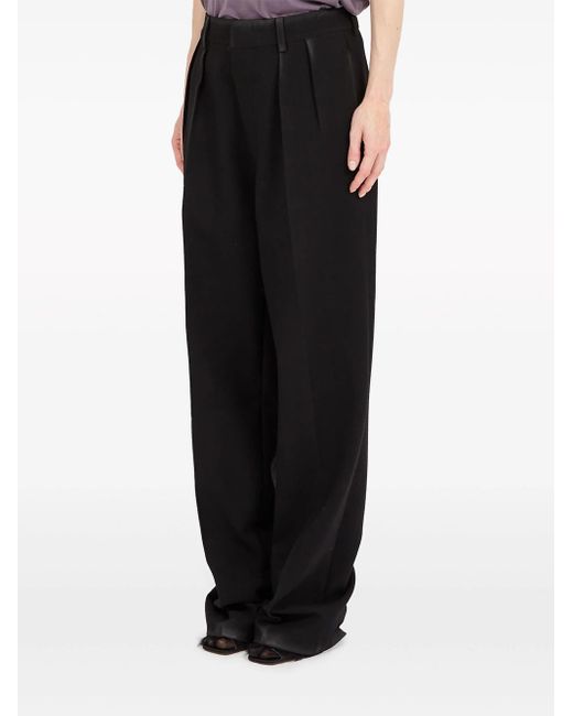 Maison Margiela Black Wide-Leg Trousers