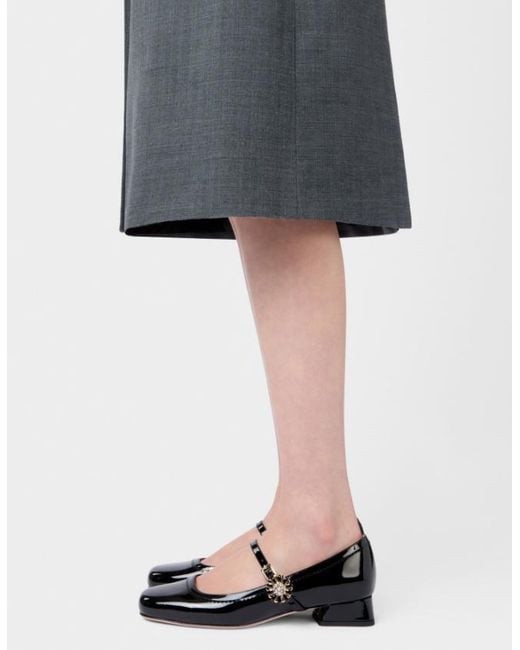 Roger Vivier Black Très Vivier Mary Jane Shoes
