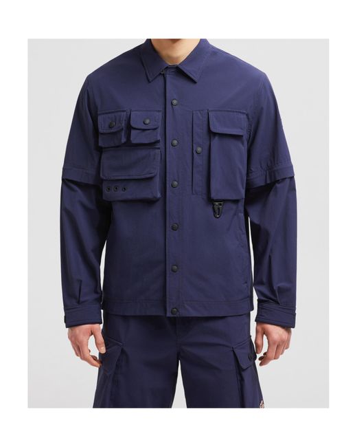 Moncler Blue Tatra 2-In- Water-Repellent Field Jacket for men