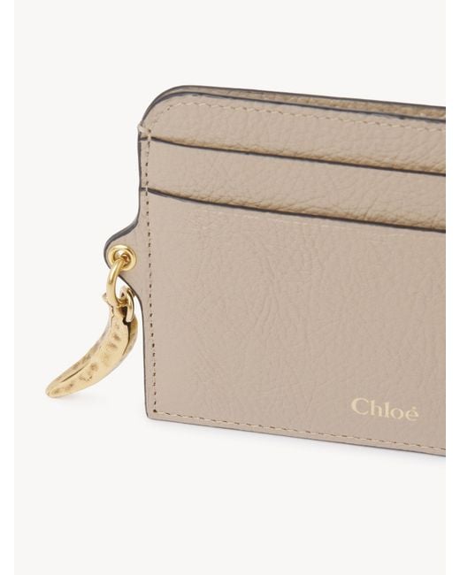 Chloé Natural Logo Card Holder