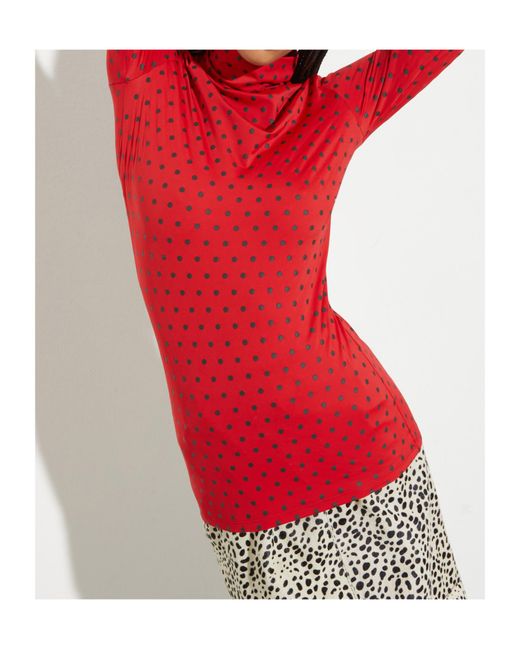 MAX&Co. Red Polka Dot T-Shirt With Gloves
