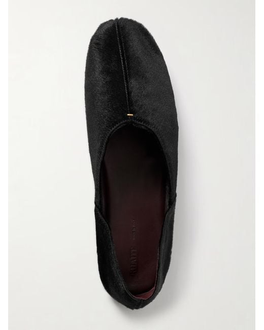 Khaite Black Jane Pointed Ballet Flat