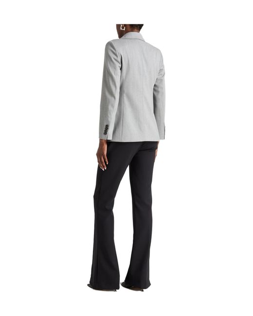Max Mara Gray Double Breasted Blazers