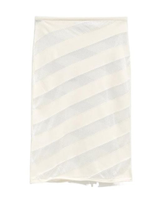 GIMAGUAS Zebara Skirt in White | Lyst