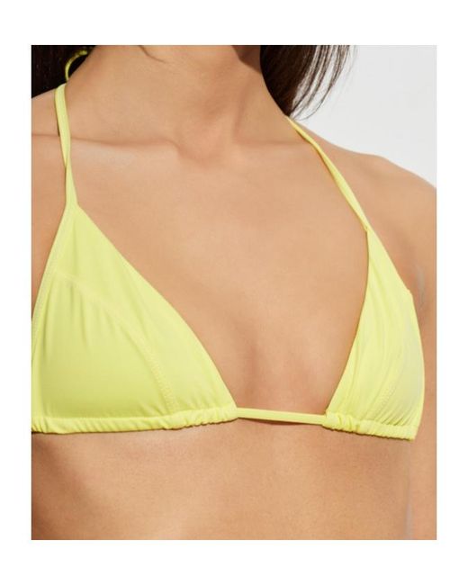 Balmain Yellow Triangle Bikini Beachwear