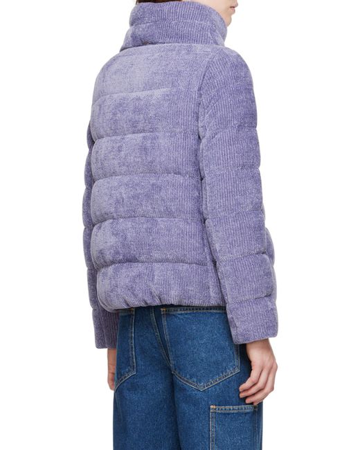 Herno Blue Logo Down Jacket
