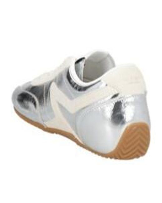 Rag & Bone White Color-Block Low-Top Sneakers