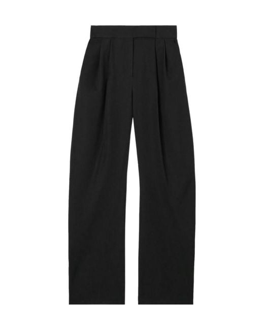 The Attico Blue Creased Casual Pants