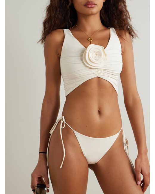 Magda Butrym White Bikini Briefs