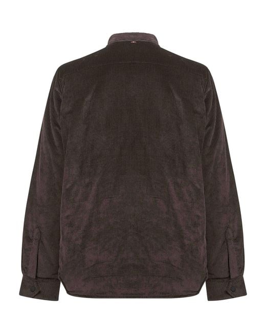 Mc2 Saint Barth Blue Snap-Button Shirt Coat for men