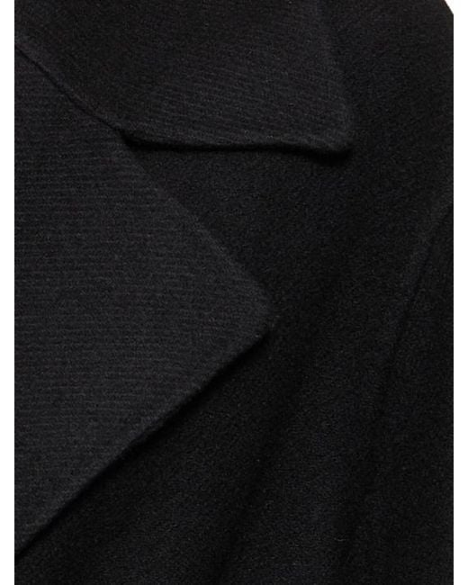The Row Black Long-Sleeved Coat