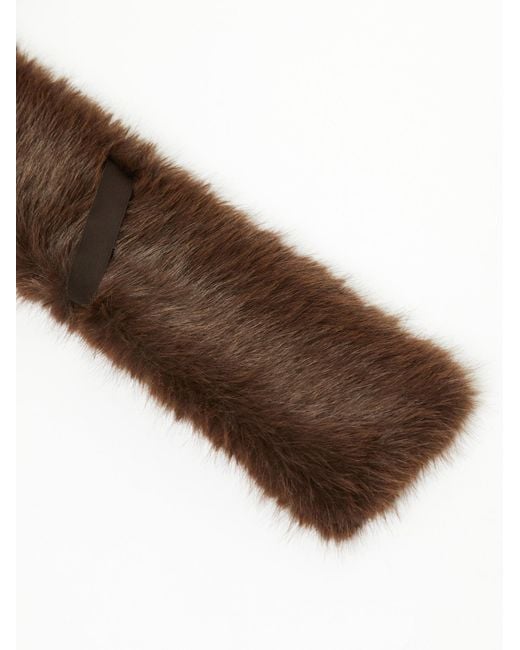 Weekend by Maxmara Brown Cabras1234 Scarf