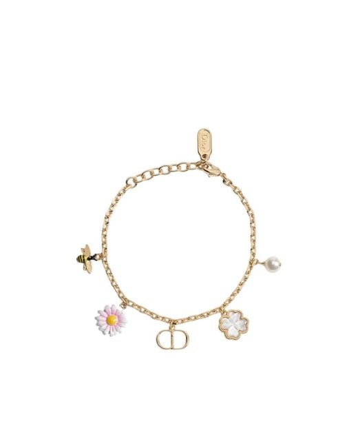 Dior Metallic Cd Garden Bracelet