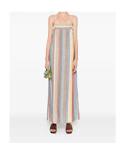 Staud White Sleeveless Dress