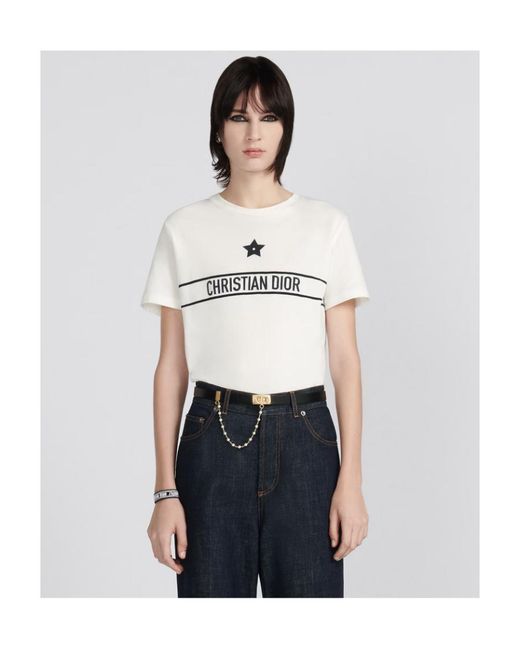 Dior White Logo T-Shirt