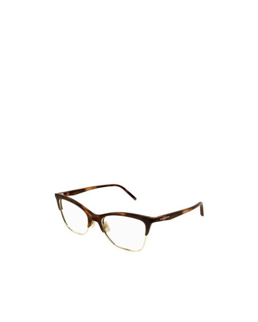 Saint Laurent Multicolor Eyewear Sl 769 Semi-Rim Glasses