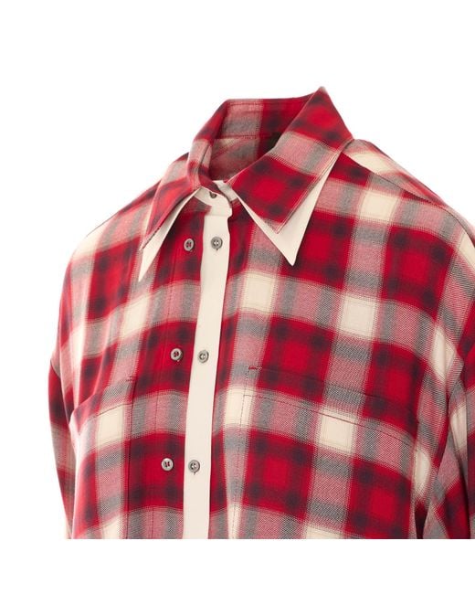 Pinko Red Cotton Shirt