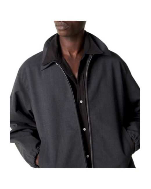 Auralee Black Oversized Jacket for men