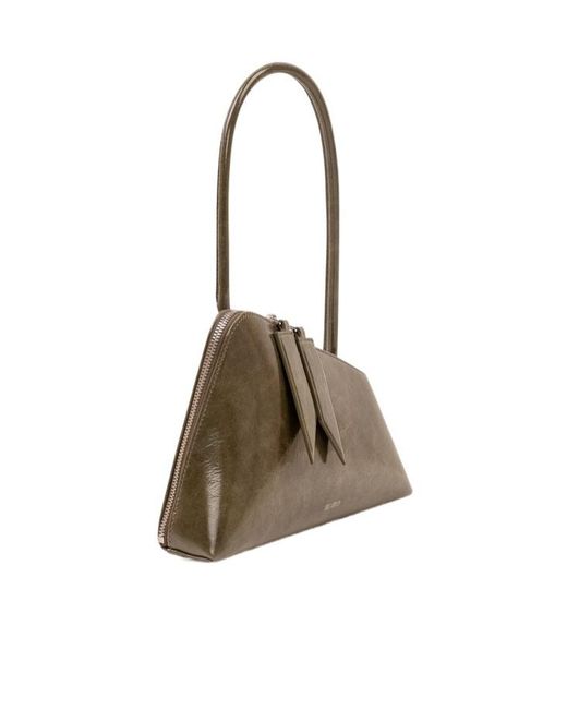 The Attico Metallic The Sunrise Small Shoulder Bag