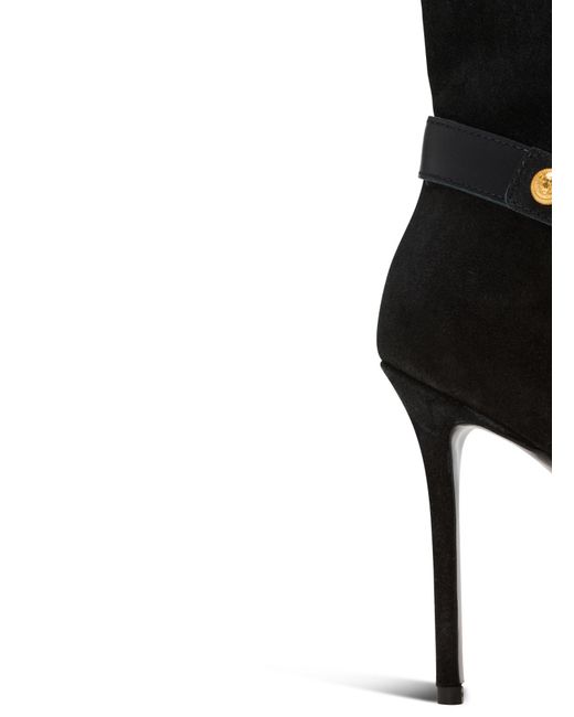 Balmain Black Eva Knee-High Heeled Boots