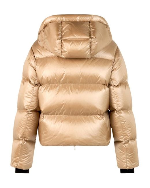 Moose Knuckles Natural Hooded Down Jacket