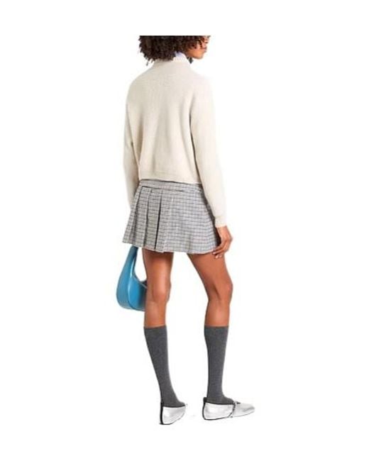 MAX&Co. White Plain Colour Jumpers
