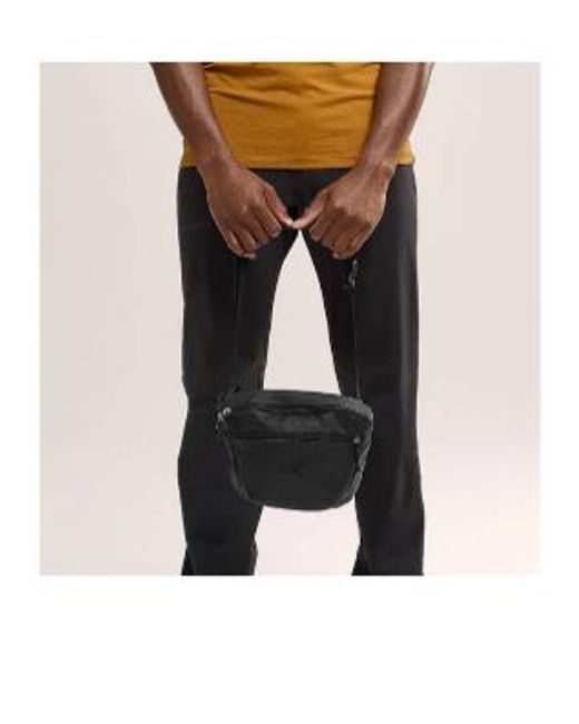 Arc'teryx Black Logo Cross-Body Bag for men