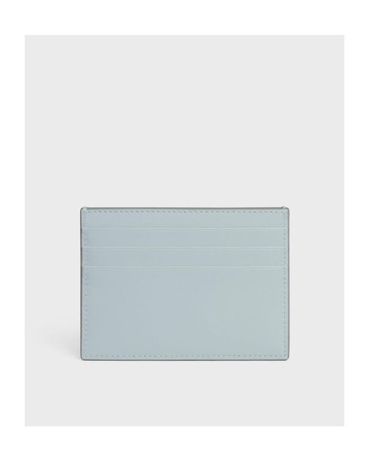 Céline Blue Card Holder Triomphe