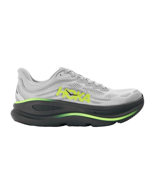 Hoka One One Green Breathable Versatile Running Shoes for men