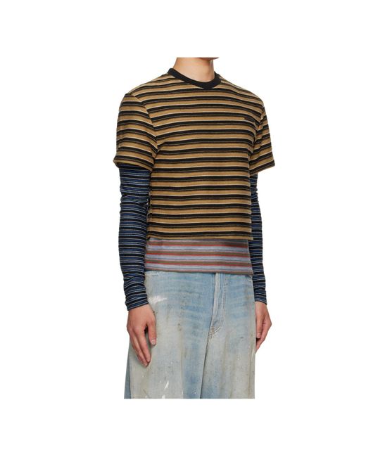 ANDERSSON BELL Multicolor Striped Long-Sleeved T-Shirt for men