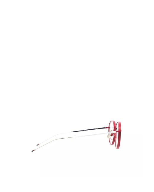 Thom Browne Multicolor Eyewear Round Frame Glasses for men