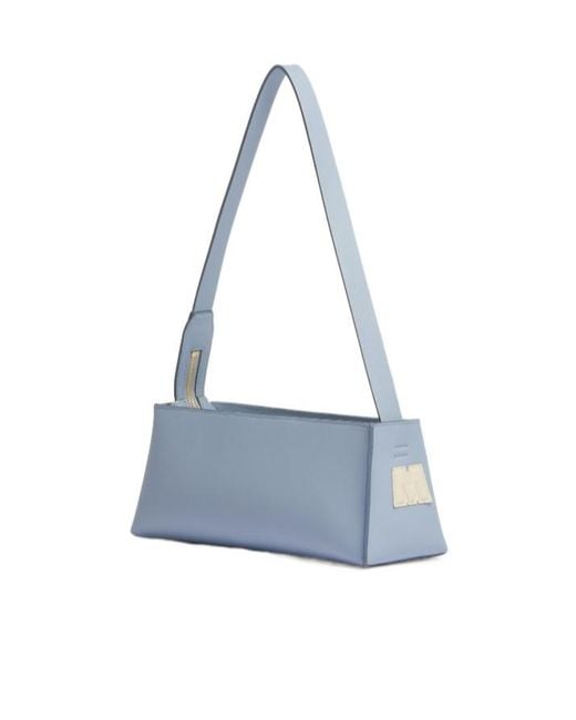 Marni Blue Museo Baguette Shoulder Bag