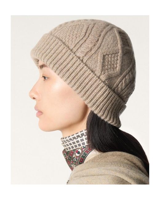 Loro Piana Natural Eyre Beanie Hat
