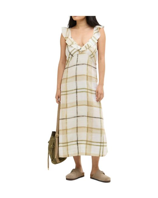Barbour Metallic Minimalist Straight Dress