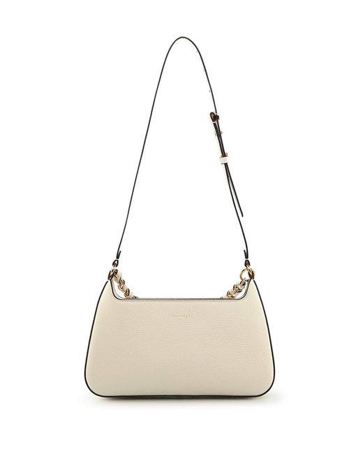 Coccinelle White Beat Generation Medium Leather Bag<Br