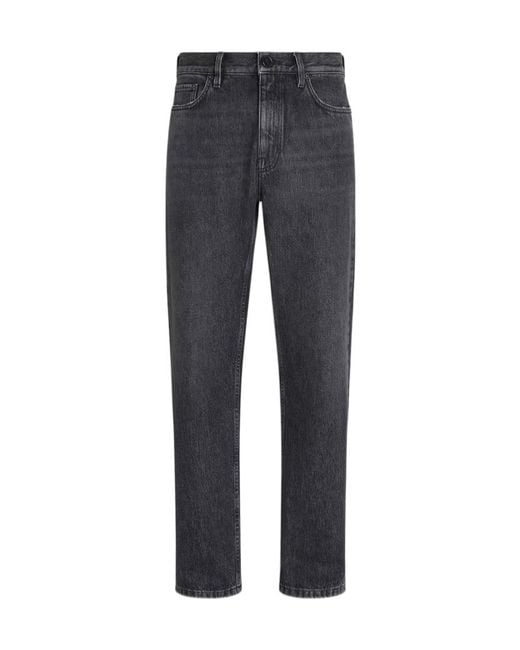 Zegna Blue Cotton Jeans for men