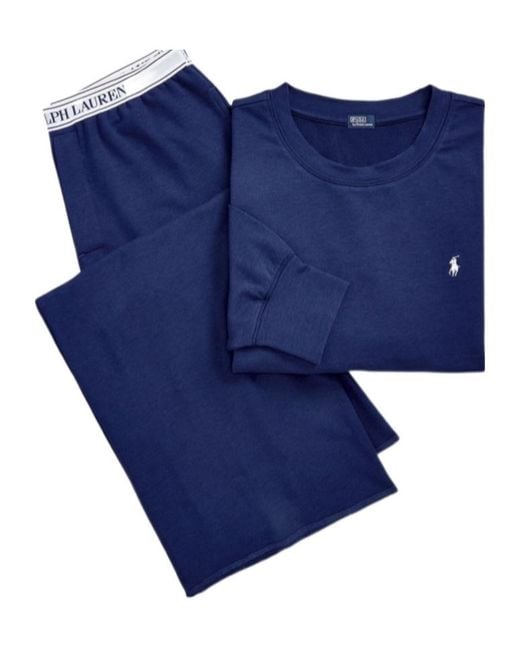 Polo Ralph Lauren Blue Pajamas Set