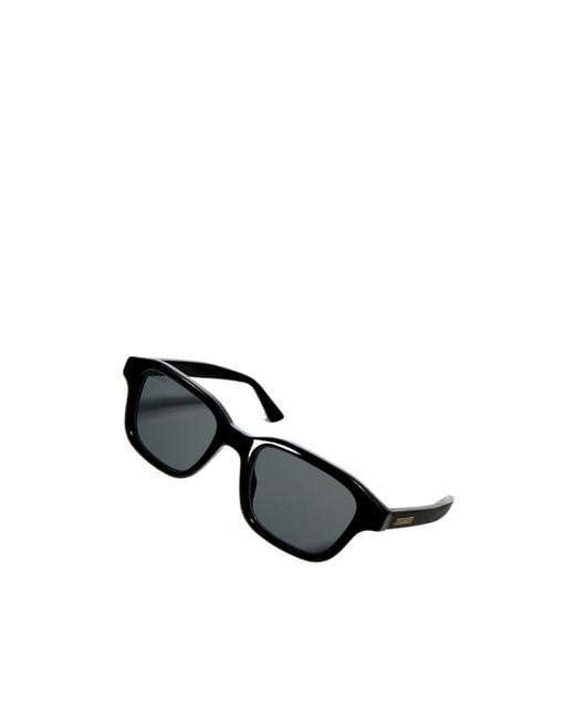 Gucci White Rectangular-Frame Sunglasses